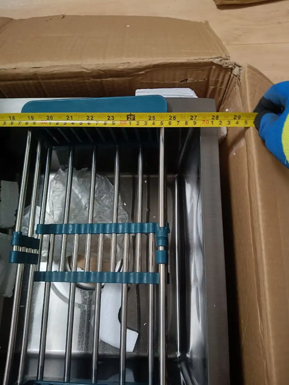 Раковина нержавеющая 72x40x20