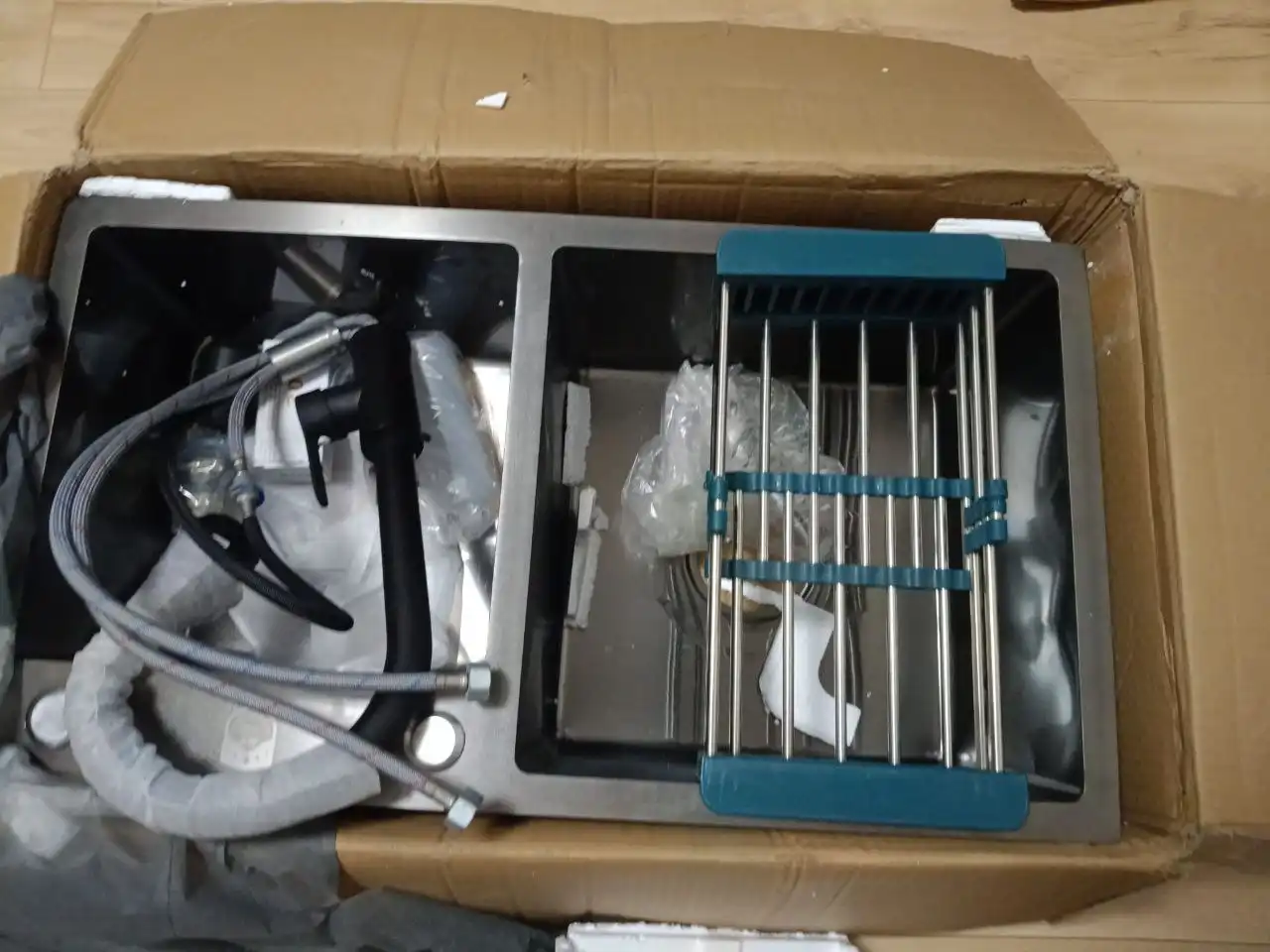 Раковина нержавеющая 72x40x20