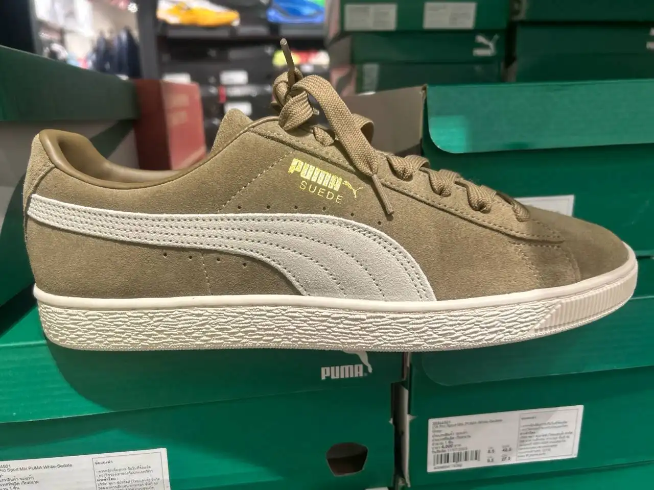 Продам кеды Puma Suede Classic 21 Chocolate Chip Alpine-Snow