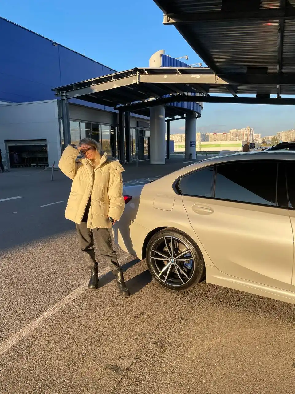 Куртка зимняя белая LIME размер 42 - Одежда в Москва