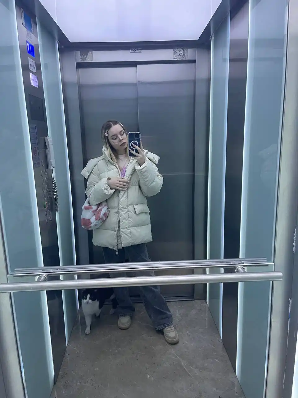 Куртка зимняя белая LIME размер 42