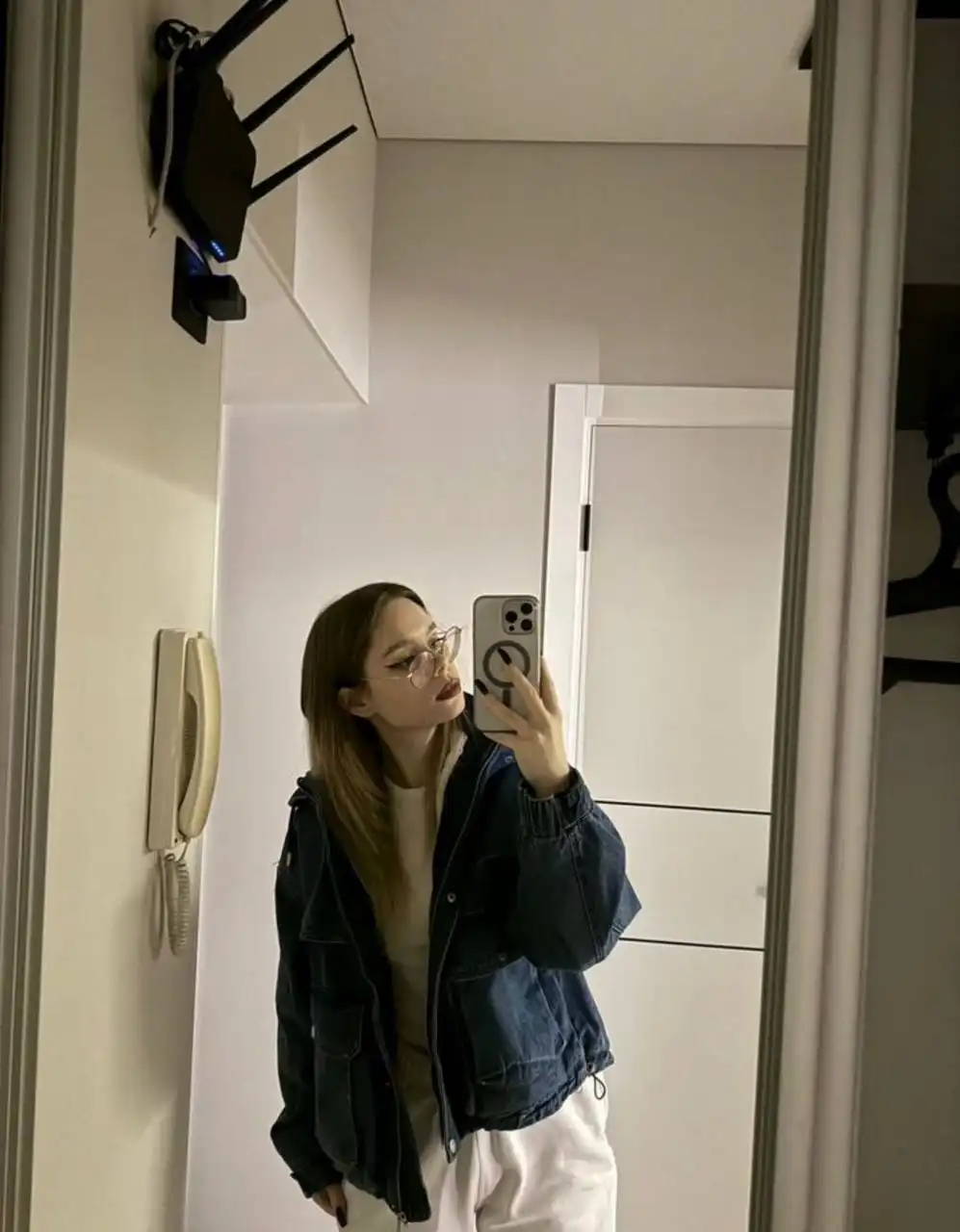 Джинсовая куртка Bershka размер 42