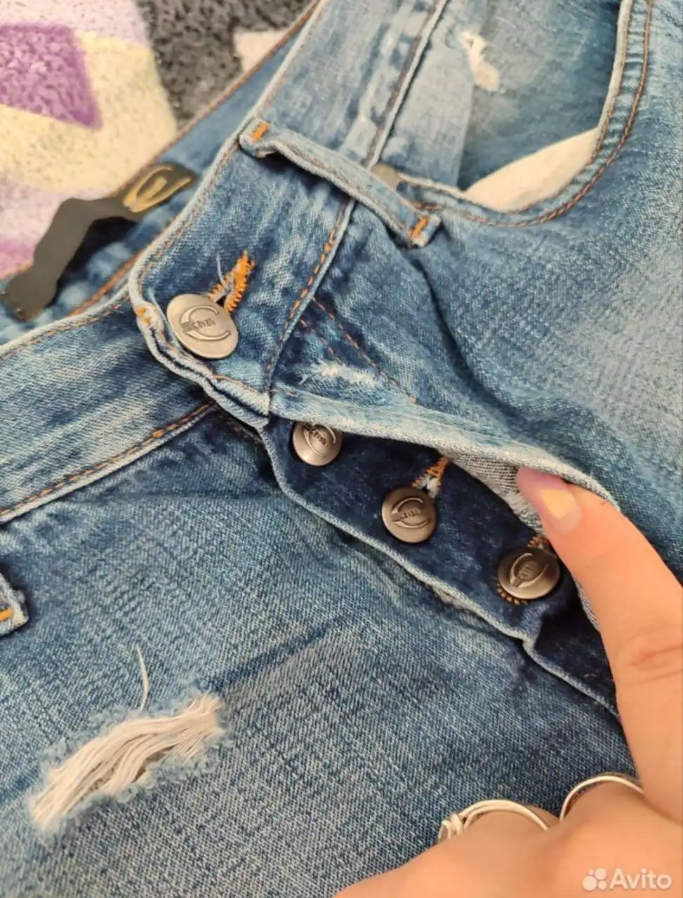 Мужские джинсы Just Cavalli итальянского производства