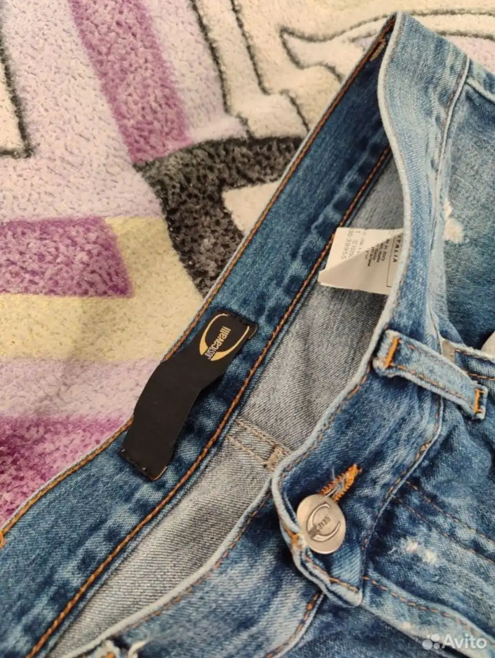 Мужские джинсы Just Cavalli итальянского производства