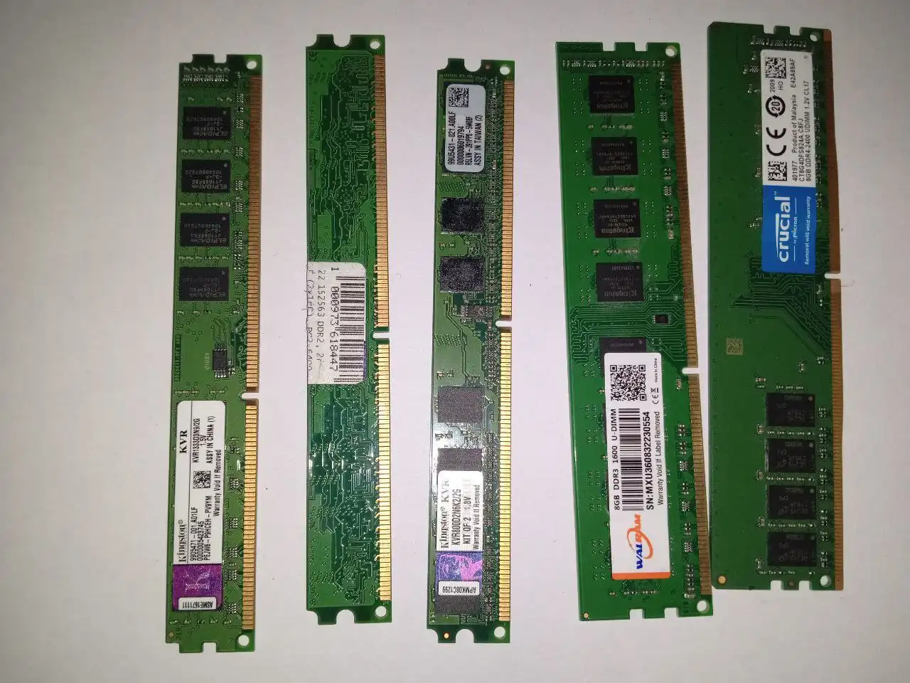 Продажа оперативной памяти DDR2, DDR3, DDR4 - Комплектующие (Электроника) в Москва