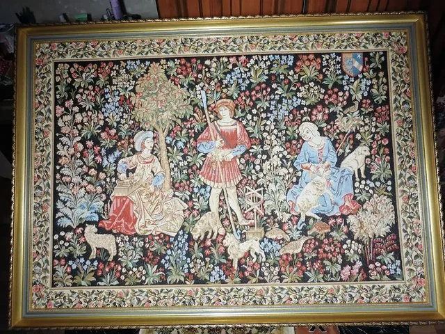 Продам гобелен-картину "Стрижка овец" - Светильники в Москва