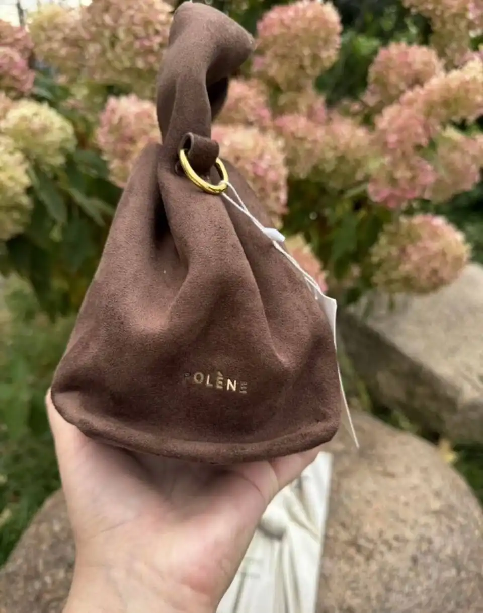 POLENE numero Dix сумка велюр горький шоколад - Аксессуары (Барахолка) в Москва