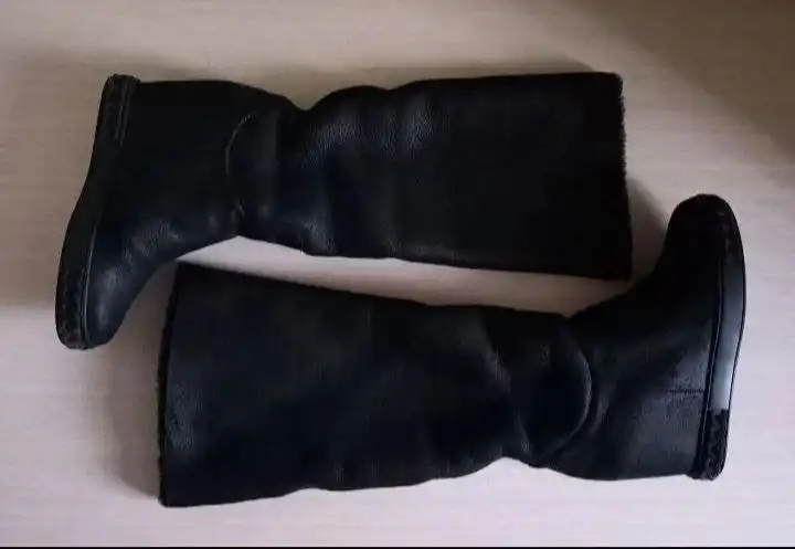 Зимние кожаные сапоги Casadei - Обувь (Одежда) в Москва