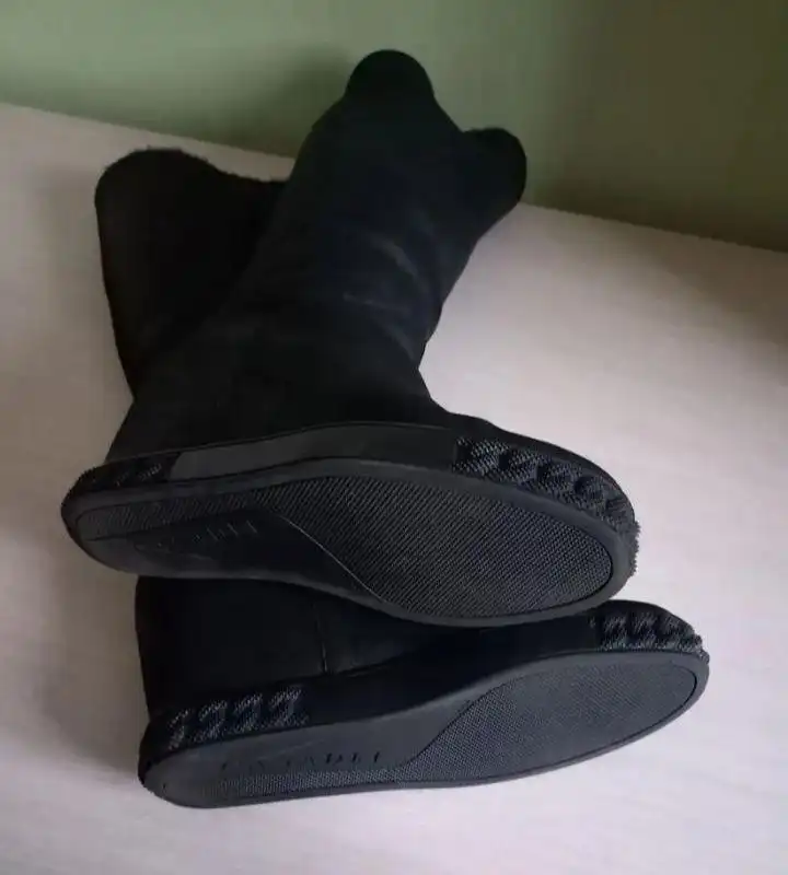 Зимние кожаные сапоги Casadei - Обувь (Одежда) в Москва