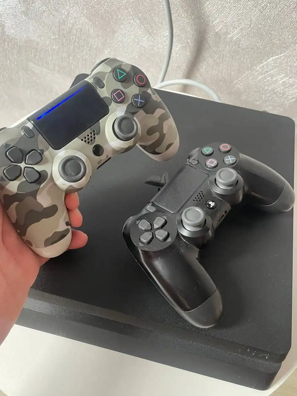 PS4 Slim 500GB с играми и аксессуарами - Игровые консоли (Электроника) в Москва