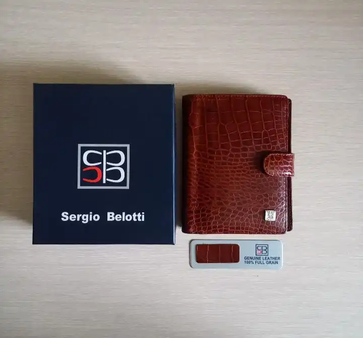 Портмоне Sergio Belotti из натуральной кожи в отличном состоянии - Аксессуары (Одежда) в Москва