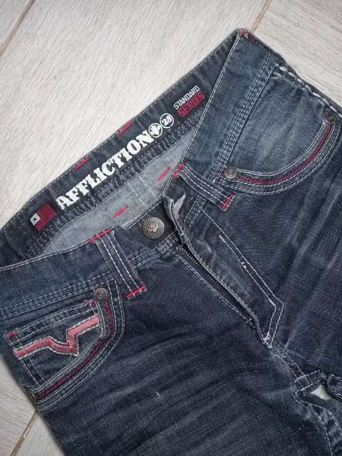 Джинсы Affliction оригинал р.28 - Брюки в Москва