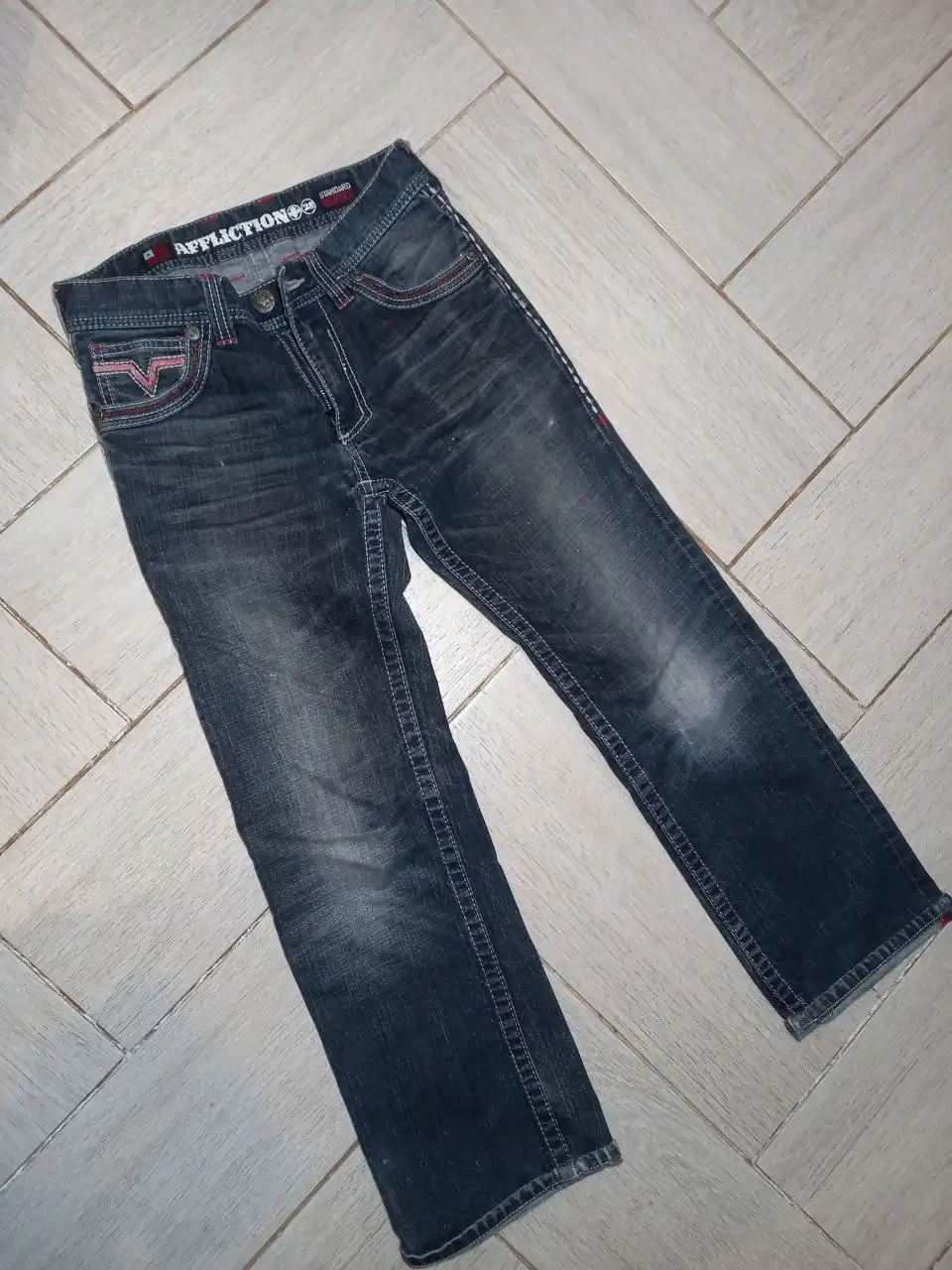 Джинсы Affliction оригинал р.28 - Джинсы (Одежда) в Москва