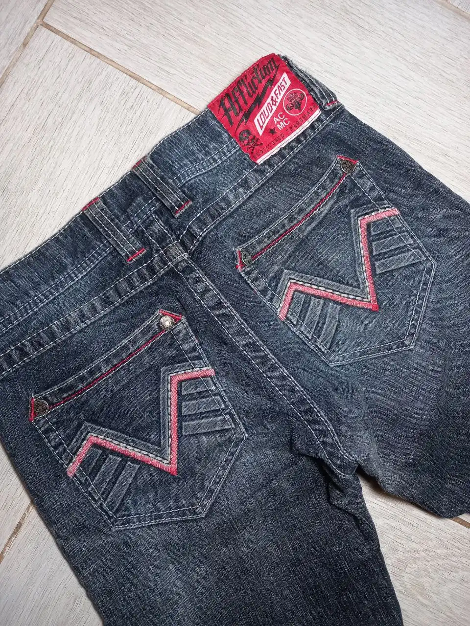Джинсы Affliction оригинал р.28 - Джинсы (Одежда) в Москва