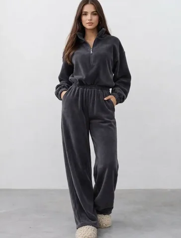 Тёплый женский комбинезон графит размер 42/44 - Брюки в Москва