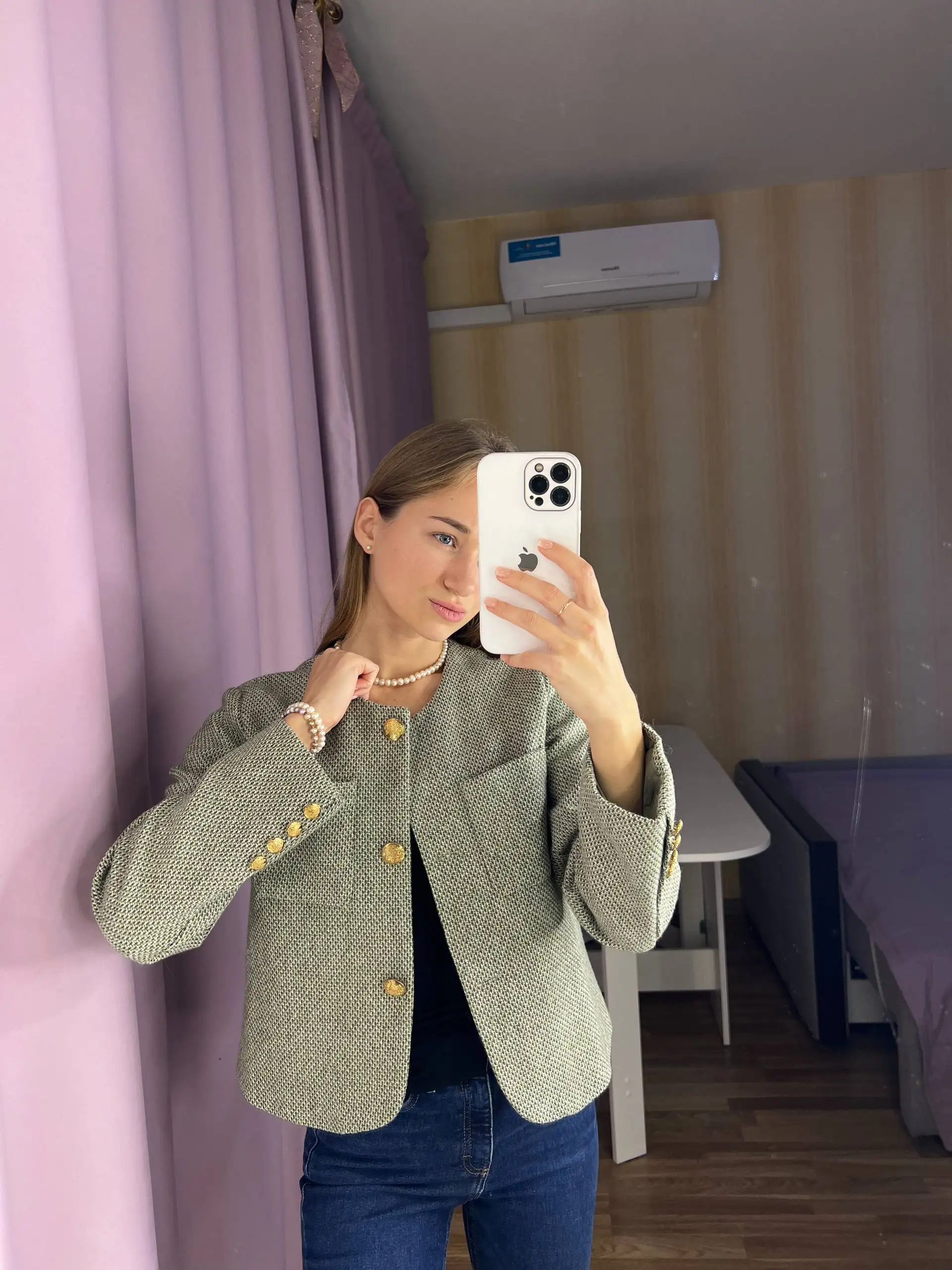 Женский пиджак в стиле old money - Одежда в Москва