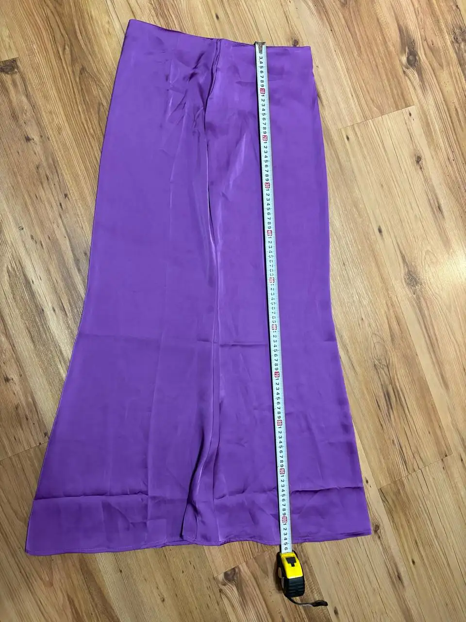 Фиолетовая шелковая юбка макси - Одежда в Москва