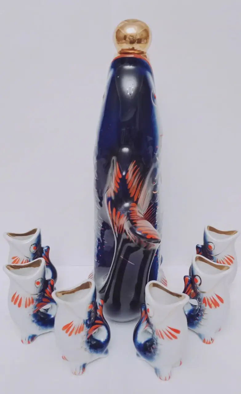 Фарфоровый комплект «Семейство карпов» - Барахолка в Москва