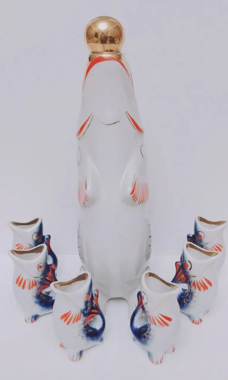 Фарфоровый комплект «Семейство карпов» - Барахолка в Москва