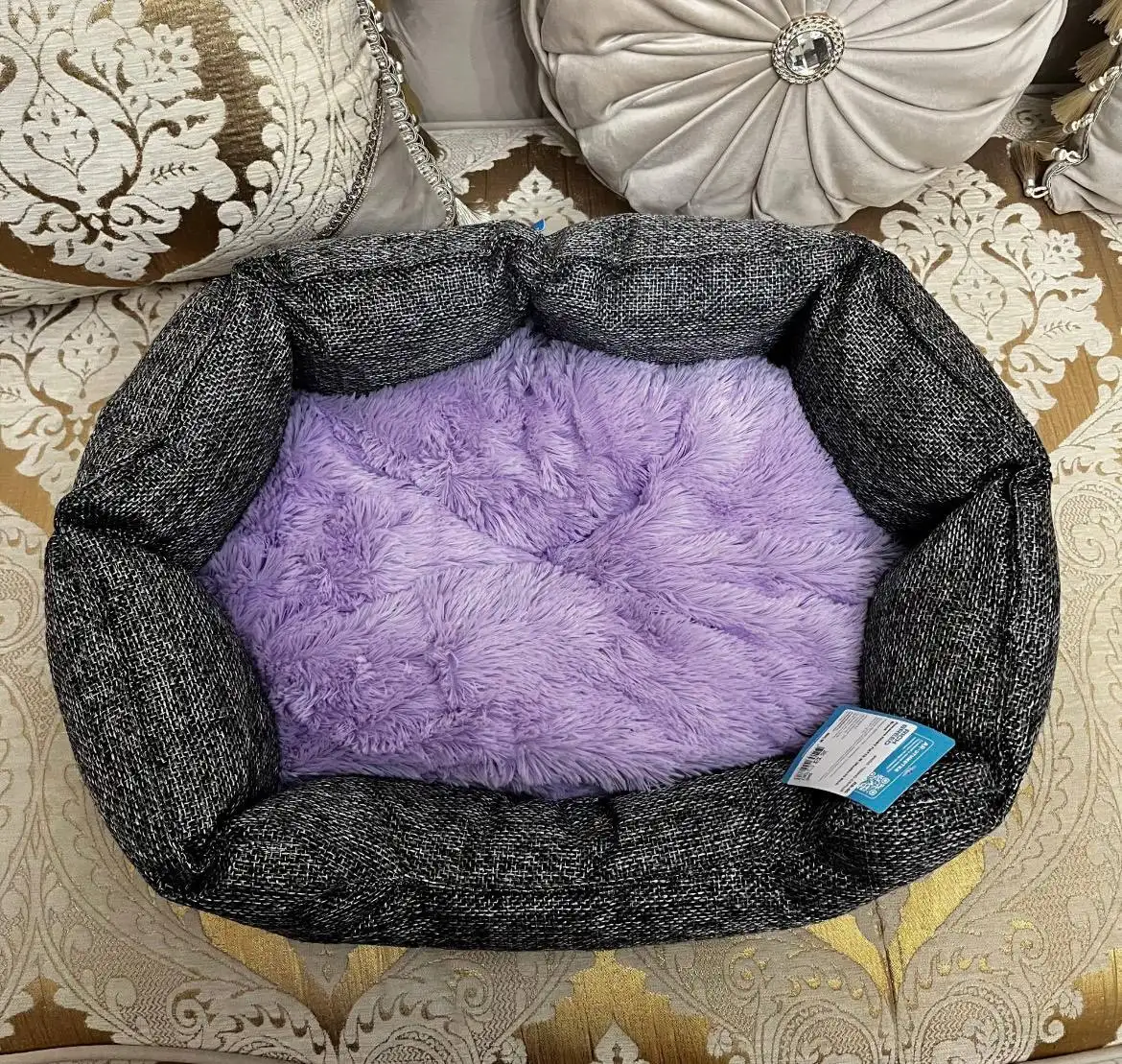 Лежак для животных с высоким бортиком - Аксессуары для животных (Животные) в Москва