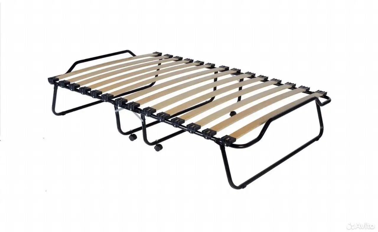 Двуспальная раскладушка с матрасом - Мебель (Барахолка) в Москва