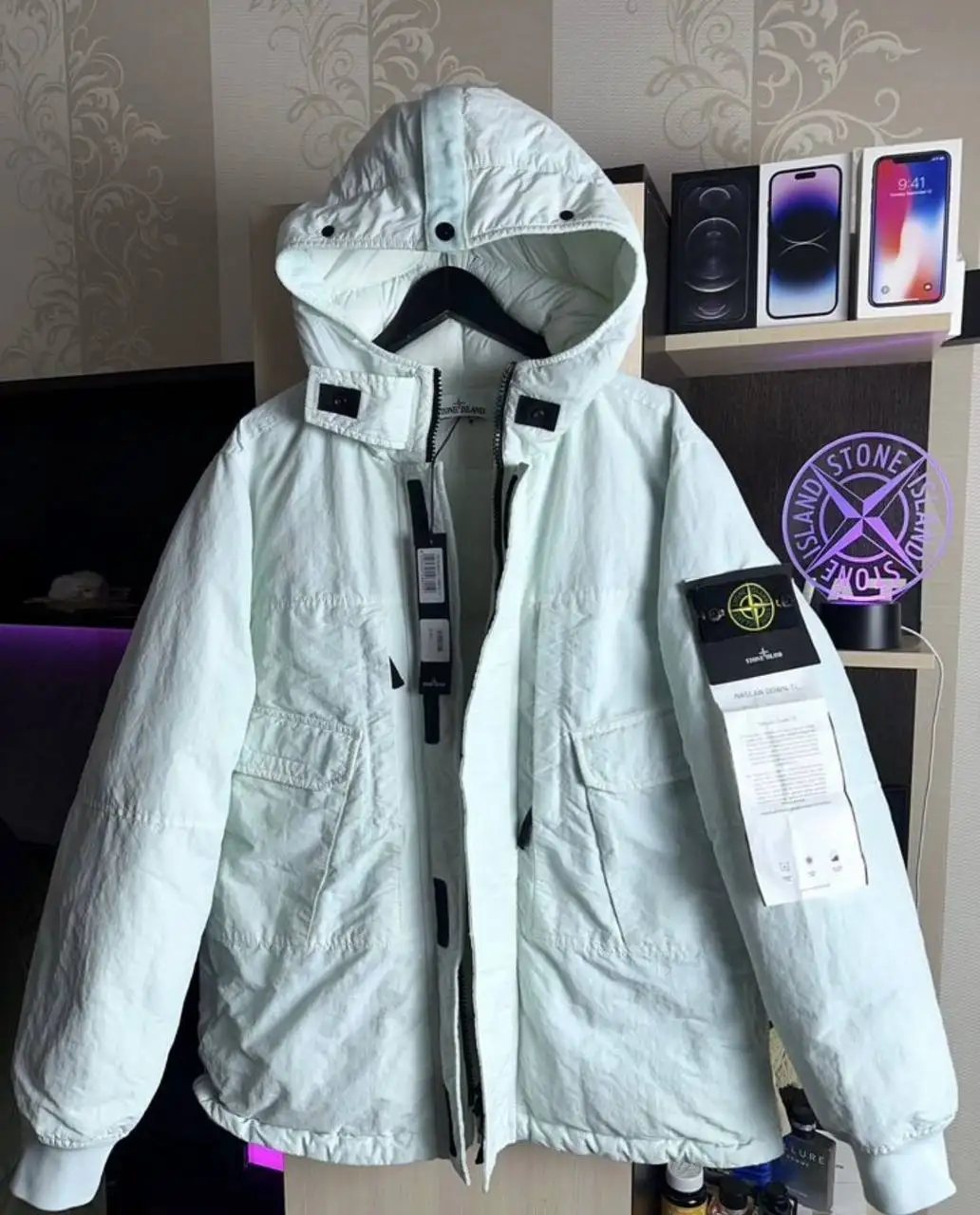 Пуховик Stone Island Naslan down размер М - Верхняя одежда (Одежда) в Москва