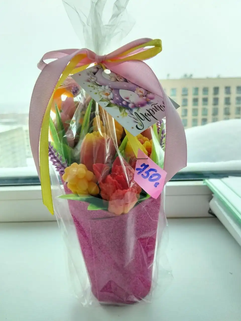 Мыло ручной работы и съедобные букеты из зефира - Барахолка в Одинцово