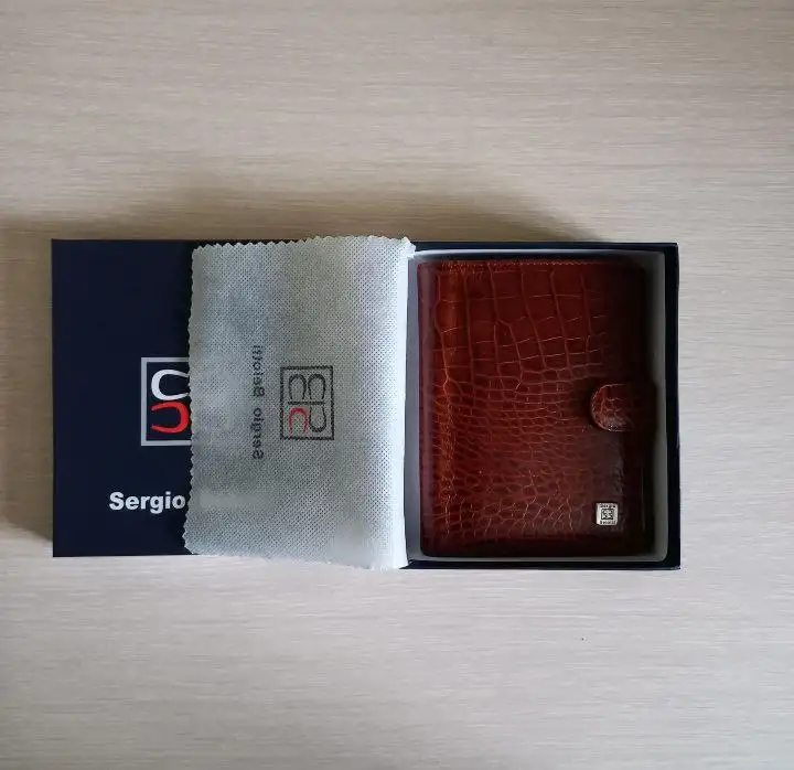 Портмоне Sergio Belotti из натуральной кожи - Аксессуары (Барахолка) в Москва