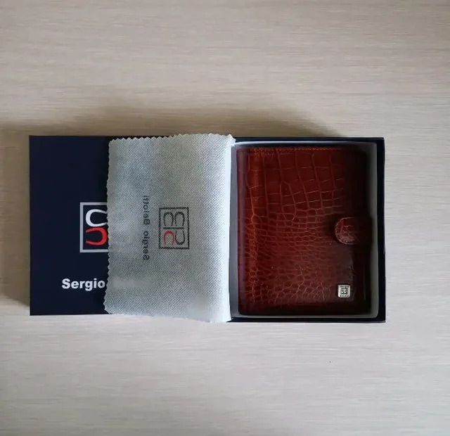 Портмоне Sergio Belotti из натуральной кожи - Антиквариат/Коллекции в Москва