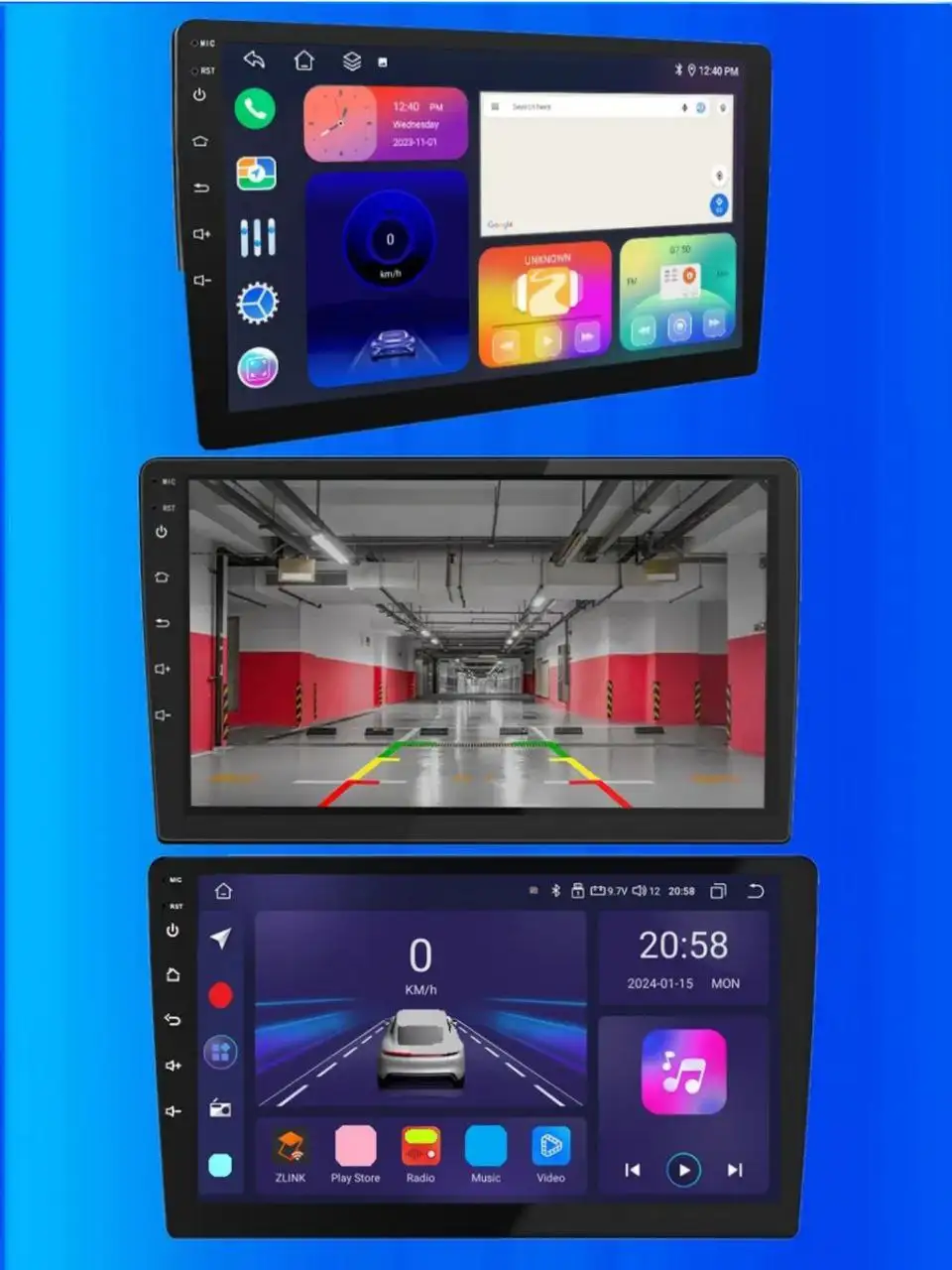 Продажа магнитолы 2din Android 9 дюймов с 4ГБ ОЗУ и 64ГБ памяти - Автомобильная электроника (Электроника) в Москва