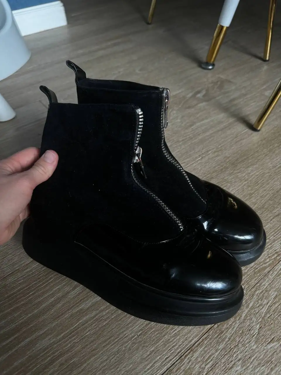 Женские зимние ботинки Alexander McQueen размер 37 - Обувь (Одежда) в Москва