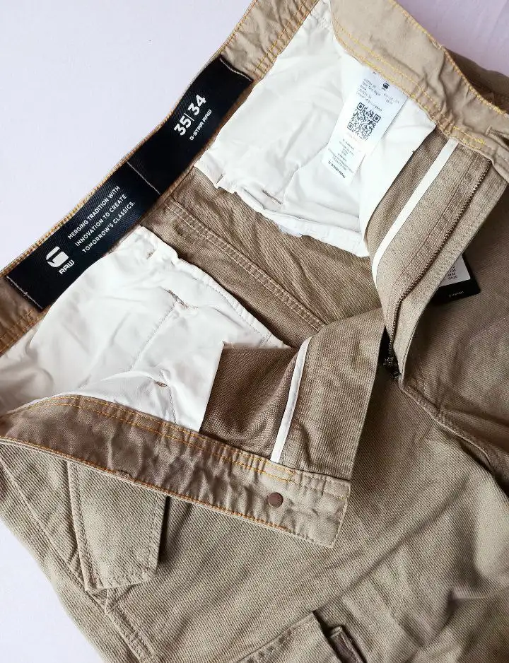 Брюки G-star RAW R-3N Regular Straight Cargo W35L34 - Мужская одежда (Одежда) в Москва