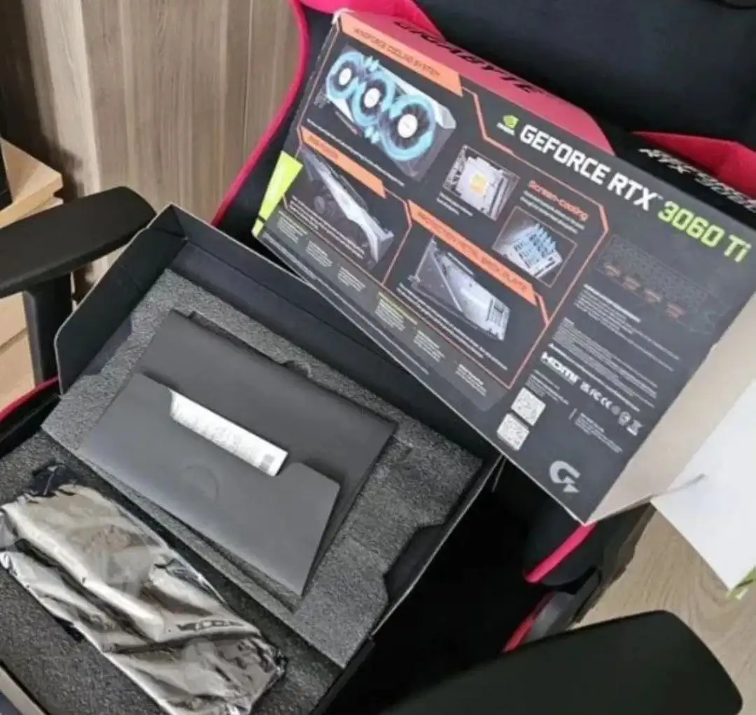 Видеокарта RTX 3060 Ti Gigabyte D6X 8GB - Компьютерные комплектующие (Электроника) в Москва