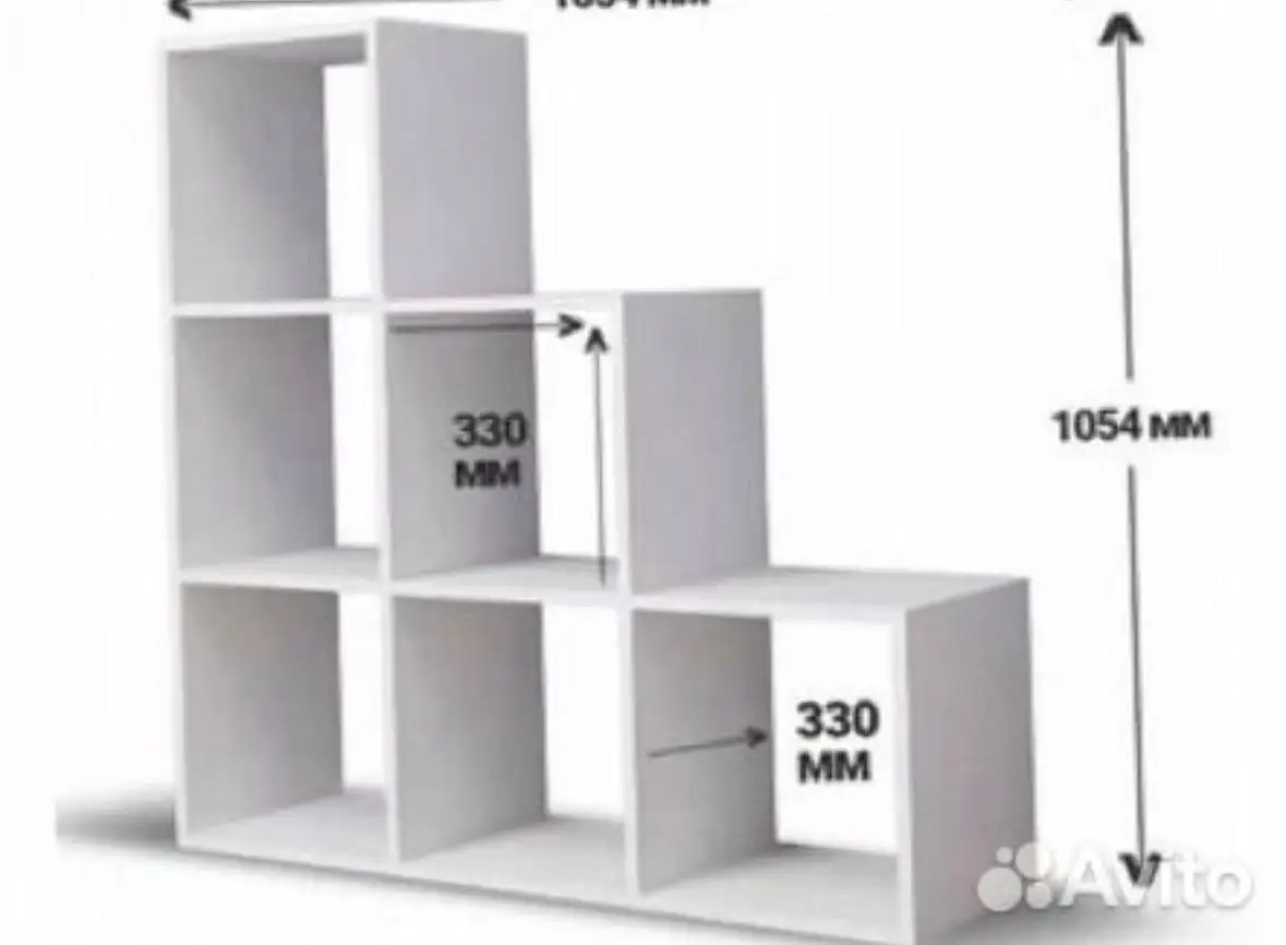 Стеллаж для книг и игрушек - Мебель (Барахолка) в Москва