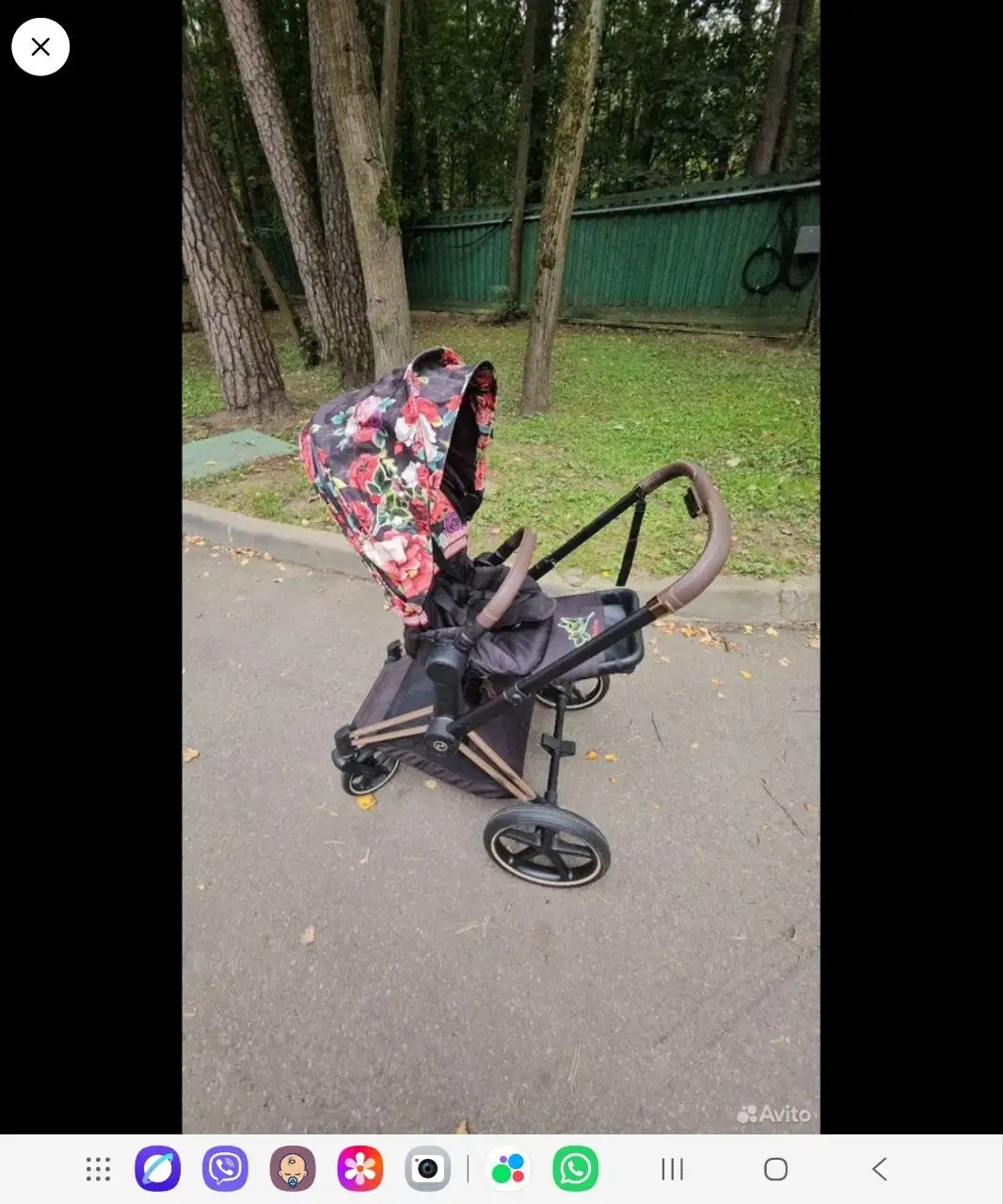 Дизайнерская коляска Cybex 2в1 с вышивкой и стразами - Коляски (Товары для детей) в Москва