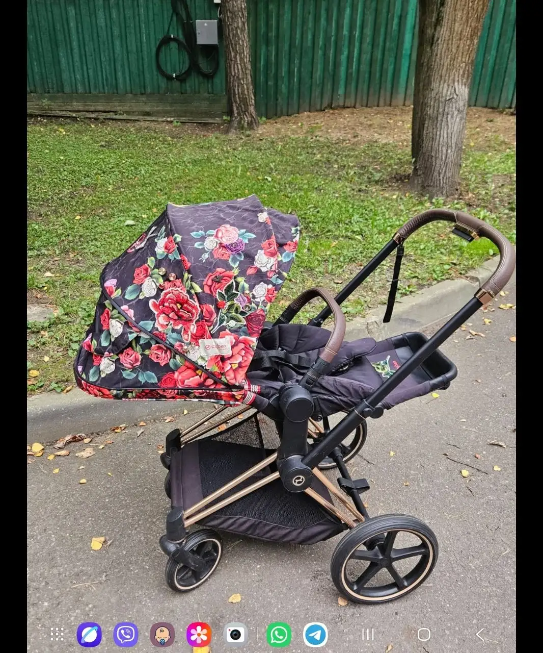 Дизайнерская коляска Cybex 2в1 с вышивкой и стразами - Коляски (Товары для детей) в Москва