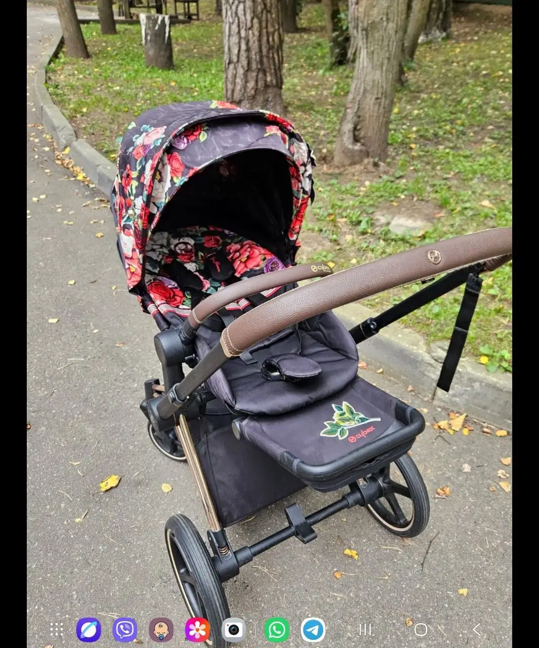 Дизайнерская коляска Cybex 2в1 с вышивкой и стразами - Коляски (Товары для детей) в Москва