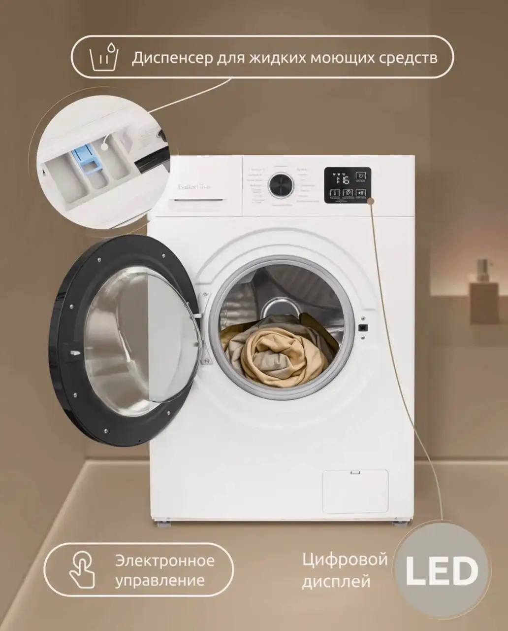 Продам стиральную машину Evelux EW 46121 - Барахолка в Москва