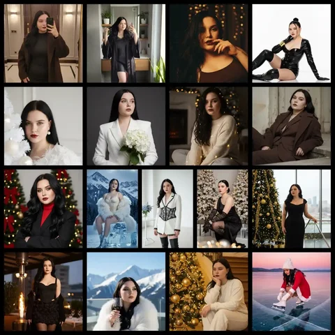 ИИ-фотосессии и новогодние календари - Услуги в Красноярск