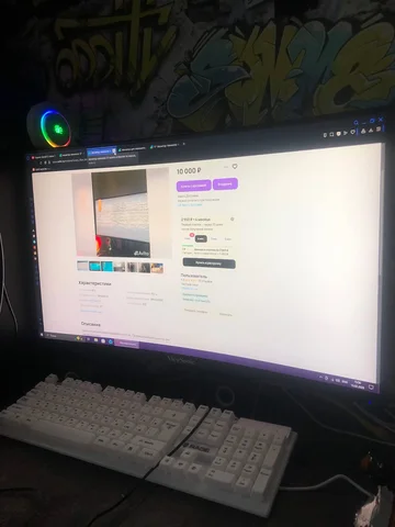 Продажа монитора ViewSonic 27 дюймов 144 Гц Full HD - Электроника в Ярославль