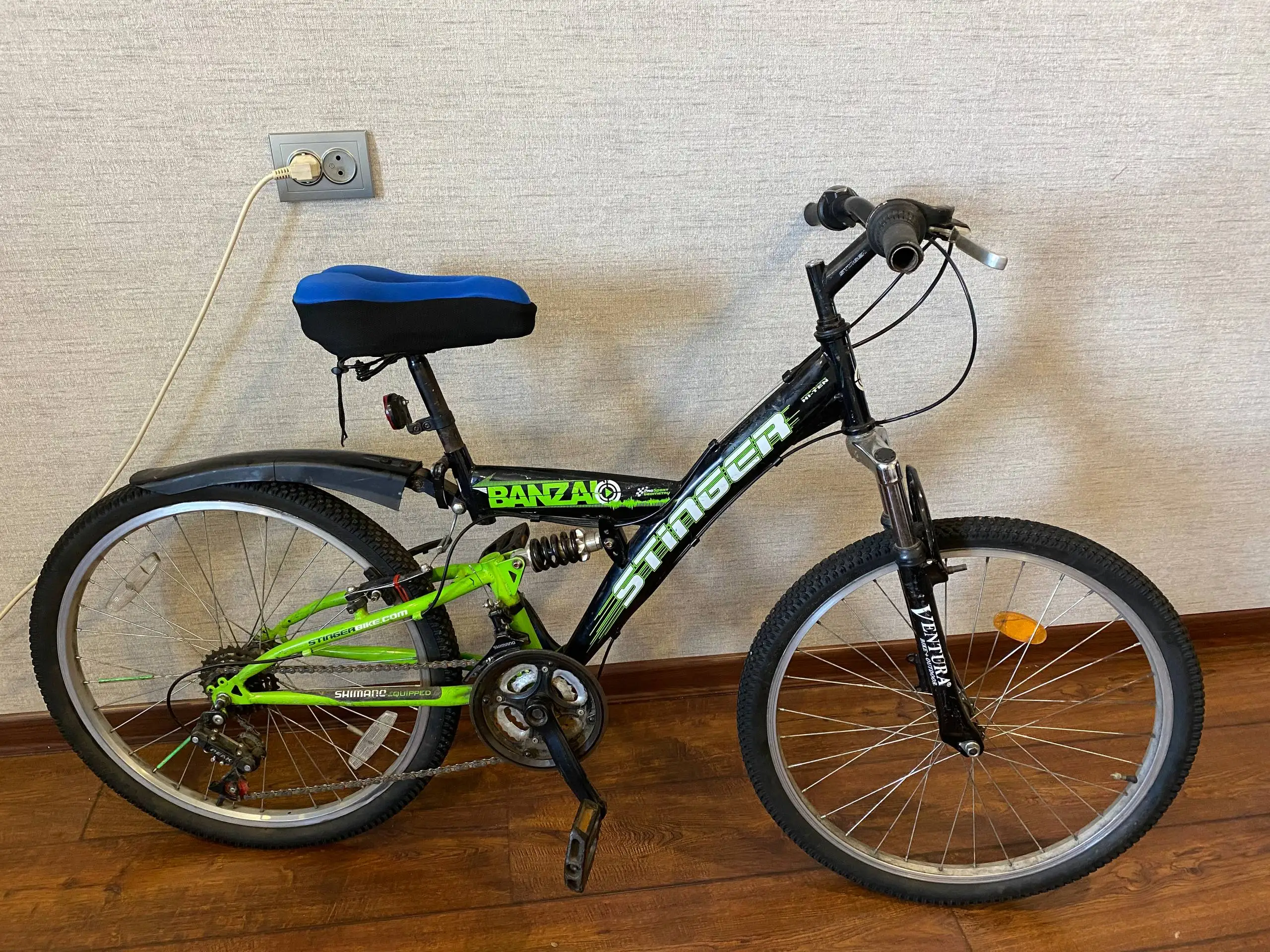 Велосипед стальной 24 дюйма с запасным колесом - Велосипеды (Хобби и отдых) в Ярославль