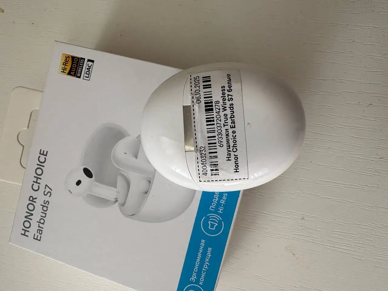 Наушники HONOR CHOICE EARBUDS S7 новые - Наушники (Электроника) в Ярославль