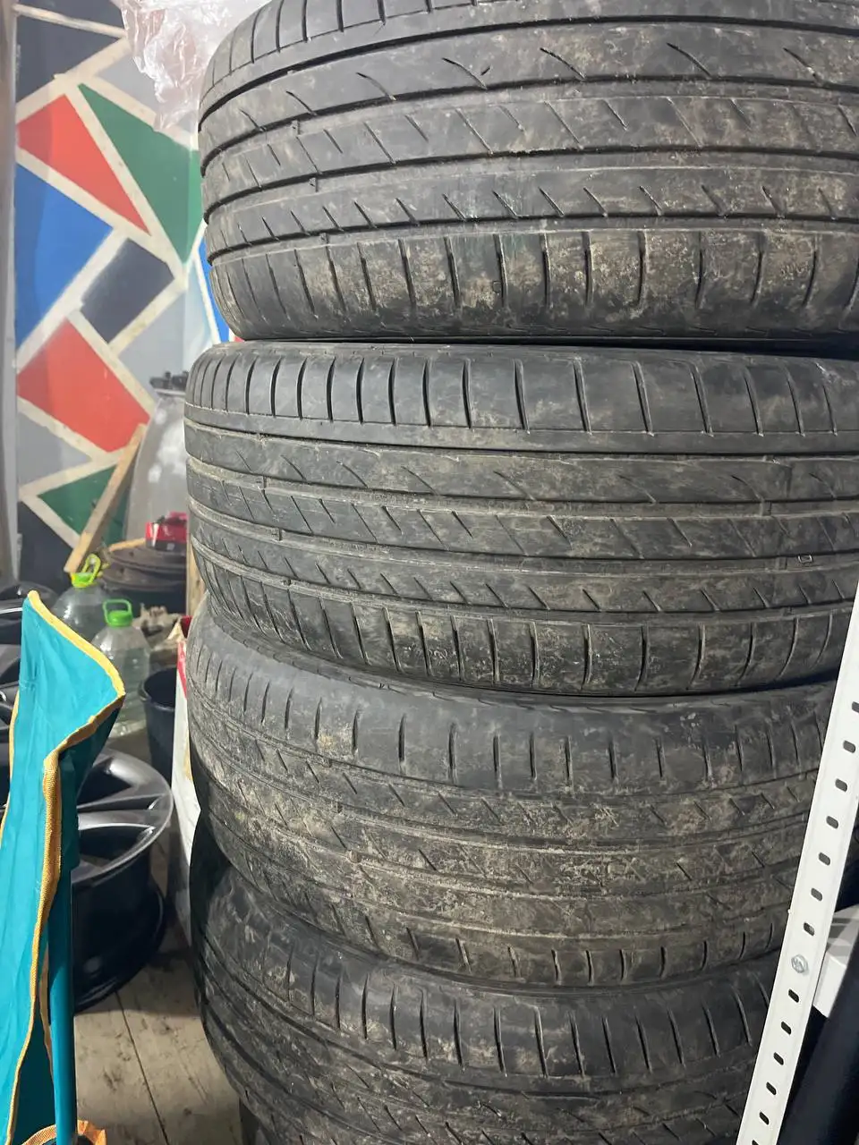 Шины летние 225/55 R17 - Шины и диски (Запчасти) в Ярославль