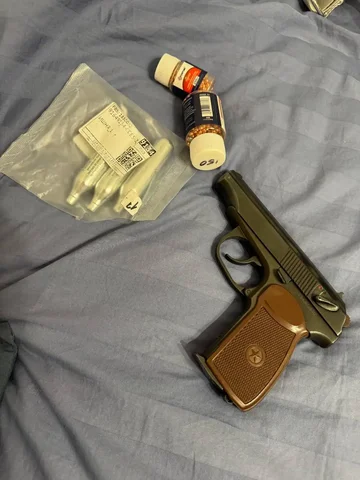 Пневматический пистолет MP-654k с аксессуарами - Билеты на спорт в Ярославль