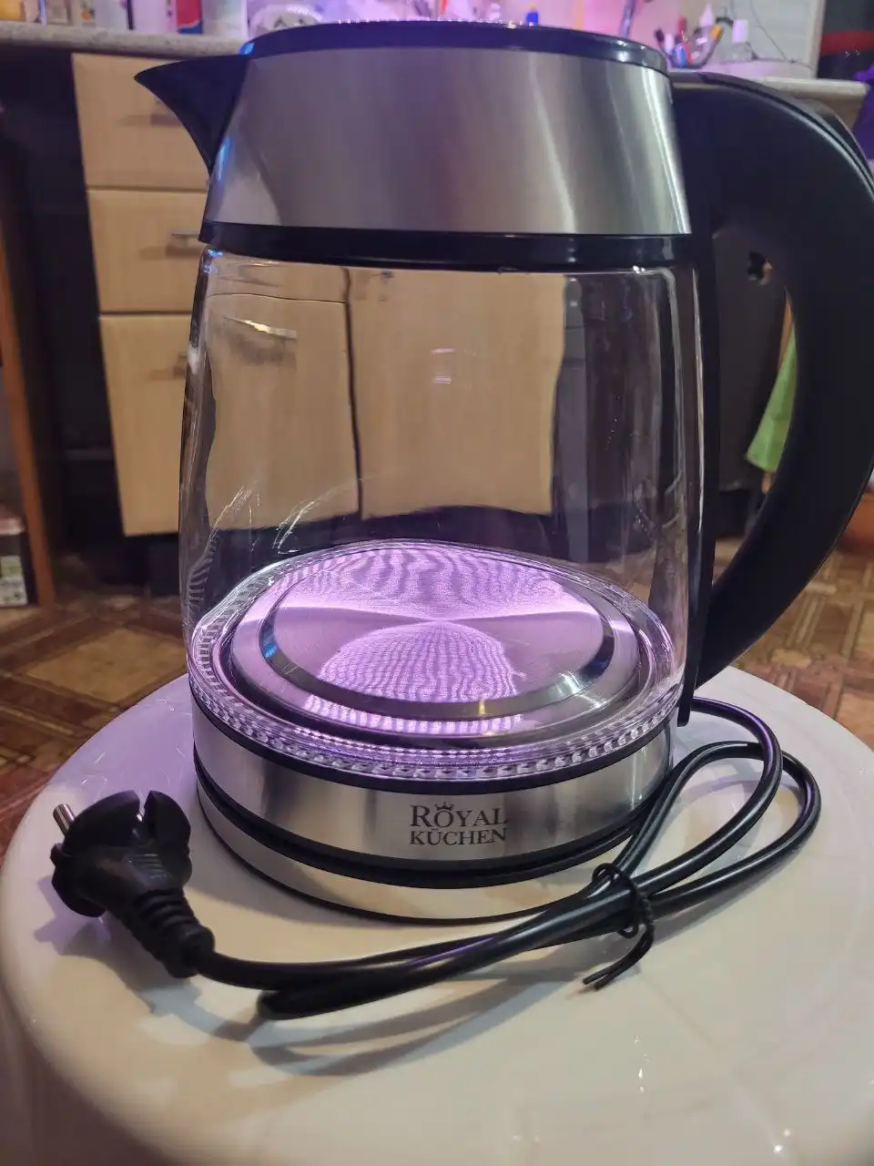 Электрический чайник с подсветкой 1,8 л 1500 Вт - Мелкая бытовая техника (Для дома и дачи) в Ярославль