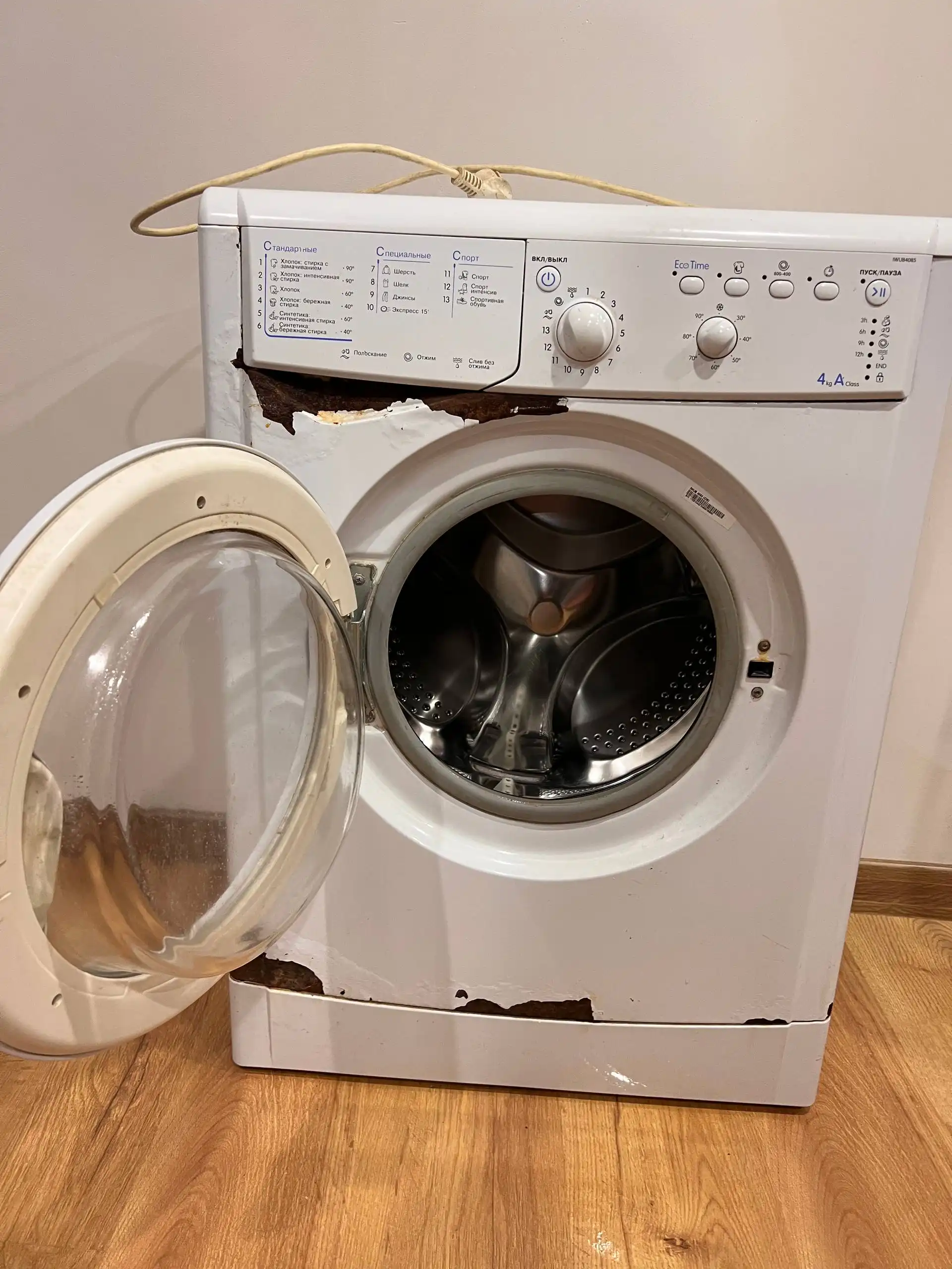 Стиральная машина Indesit на запчасти или восстановление - Барахолка в Ярославль