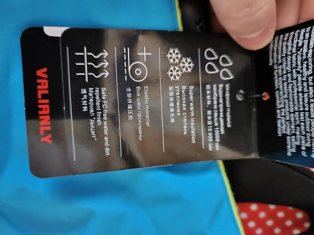 Продам зимний горнолыжный комбинезон VALIANLY - Спортивная одежда (Одежда) в Пермь