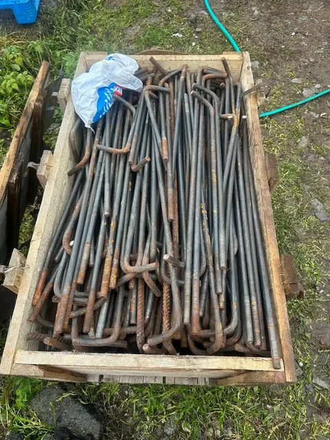 Фундаментные болты с гайками и шайбами 16-18мм - Запчасти в Пермь