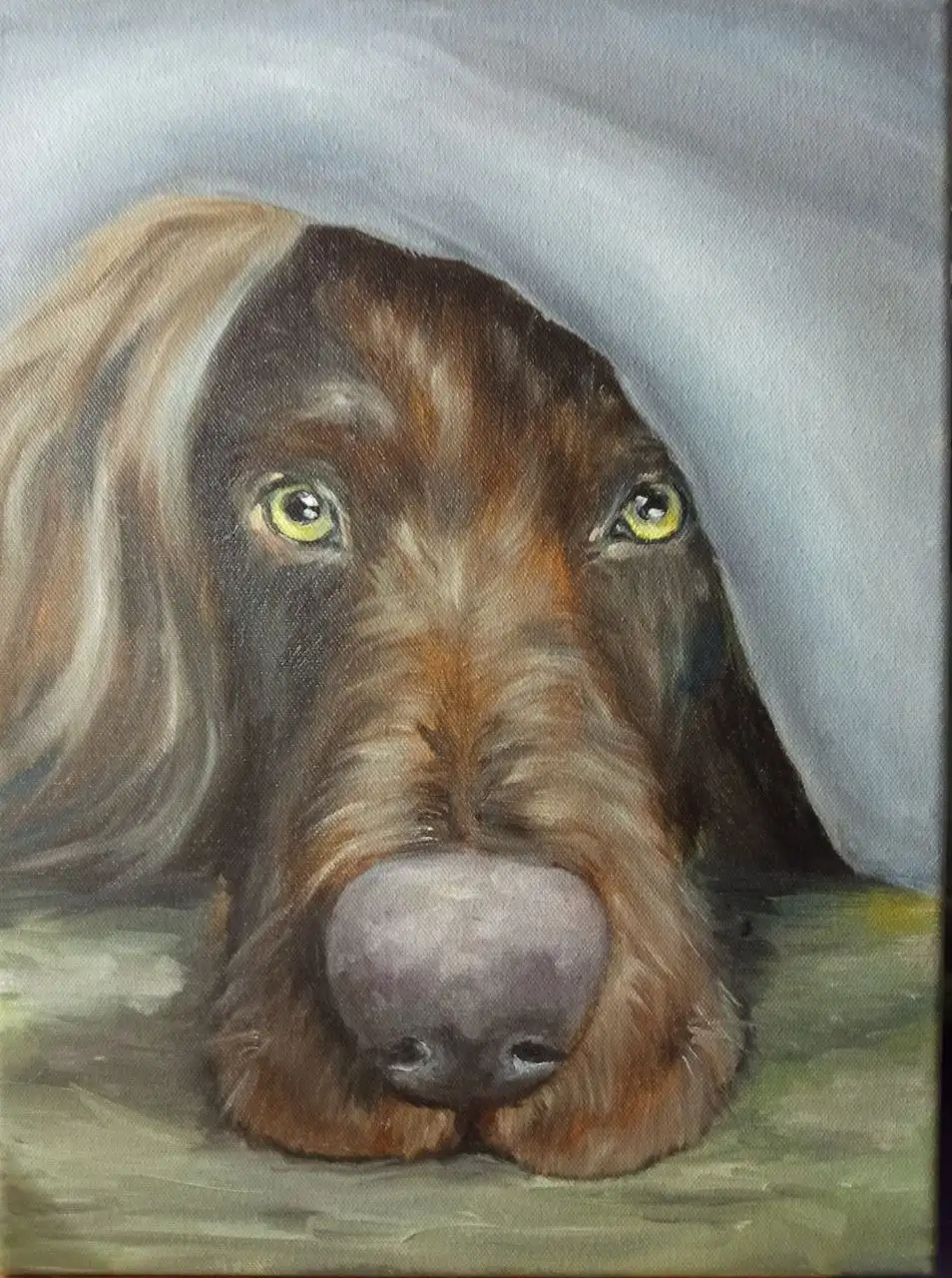 Картина маслом "Друг" 40х30 - Картины (Хобби и отдых) в Пермь