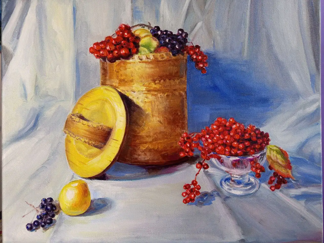 Картина 'Осенний урожай' холст масло 40х50 - Картины (Хобби и отдых) в Пермь